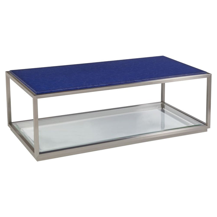 Coffee Tables Ultramarine Rec Cocktail Table - Stainless Steel