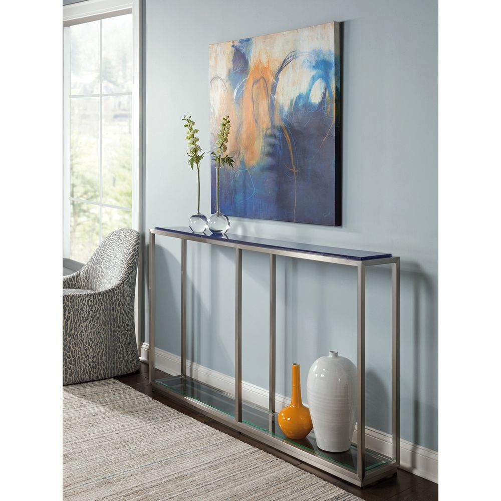 Console Tables Ultramarine Shallow Console - Stainless Steel