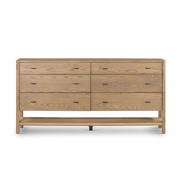 Zara 6 Drawer Dresser - Dune Ash