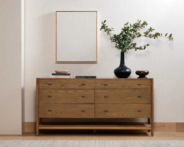 Zara 6 Drawer Dresser - Dune Ash