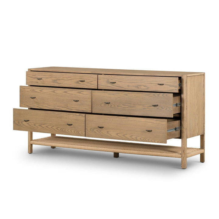 Zara 6 Drawer Dresser - Dune Ash