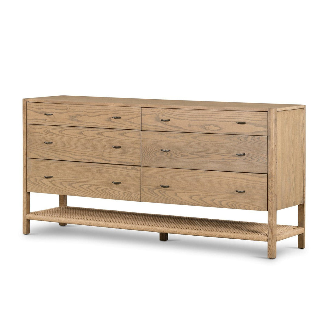 Zara 6 Drawer Dresser - Dune Ash