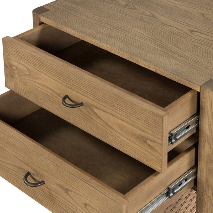 Idrien Nightstand - Dune Ash