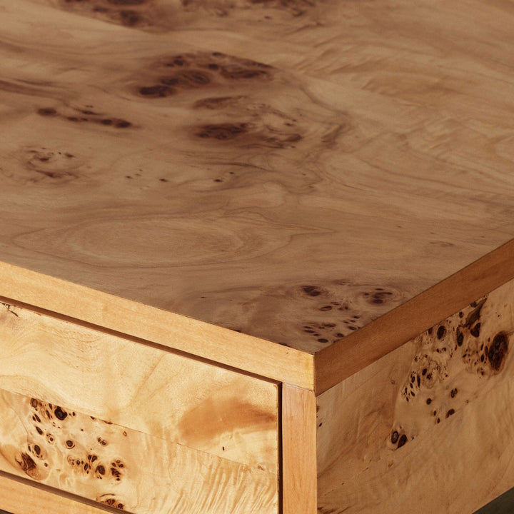 Maisie Desk - Amber Mappa Burl