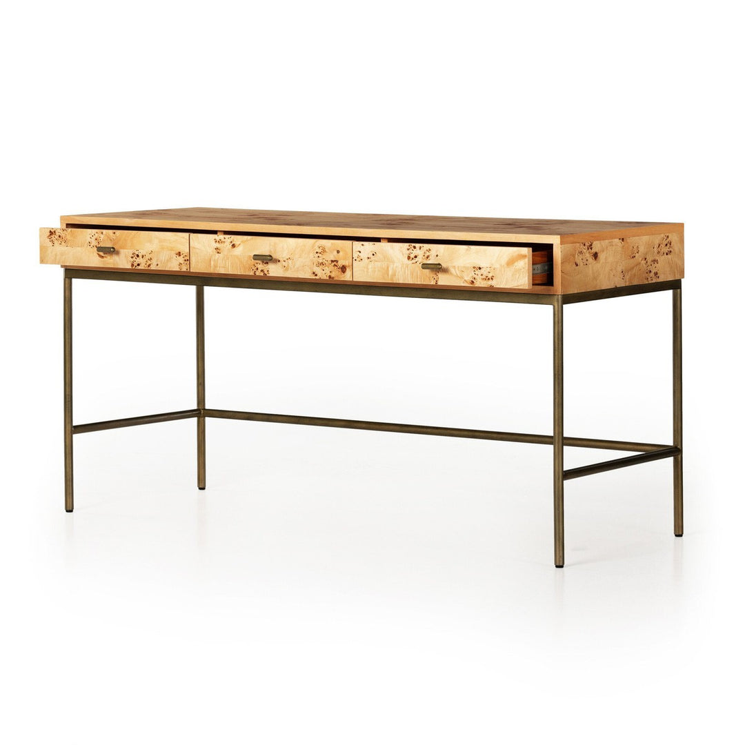 Maisie Desk - Amber Mappa Burl