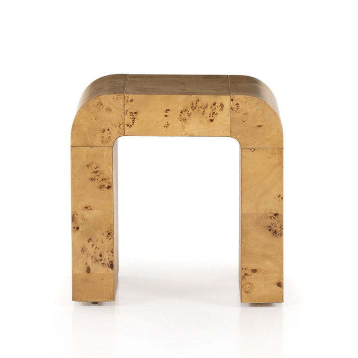 Jared End Table - Natural Poplar Burl