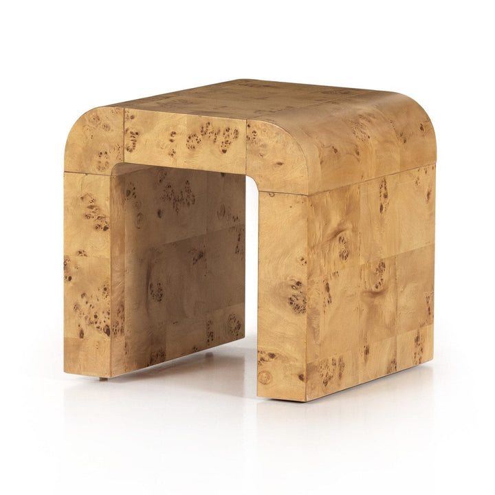 Jared End Table - Natural Poplar Burl