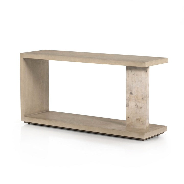 Damien Console Table - White Mahogany