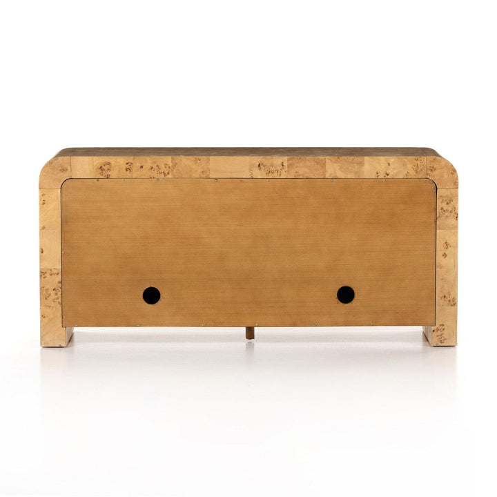 Jared Media Console - Natural Poplar Burl