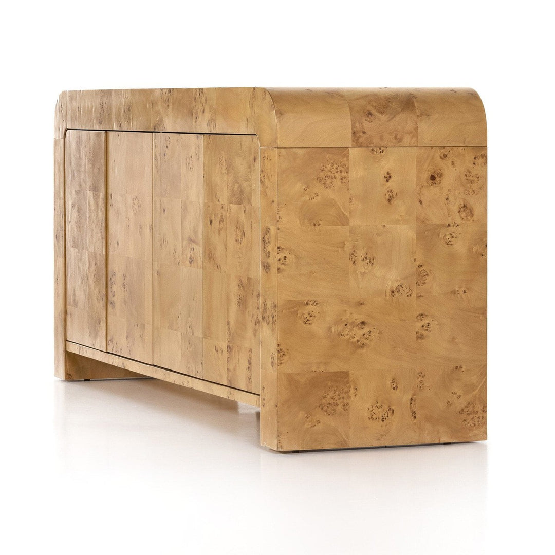 Jared Media Console - Natural Poplar Burl