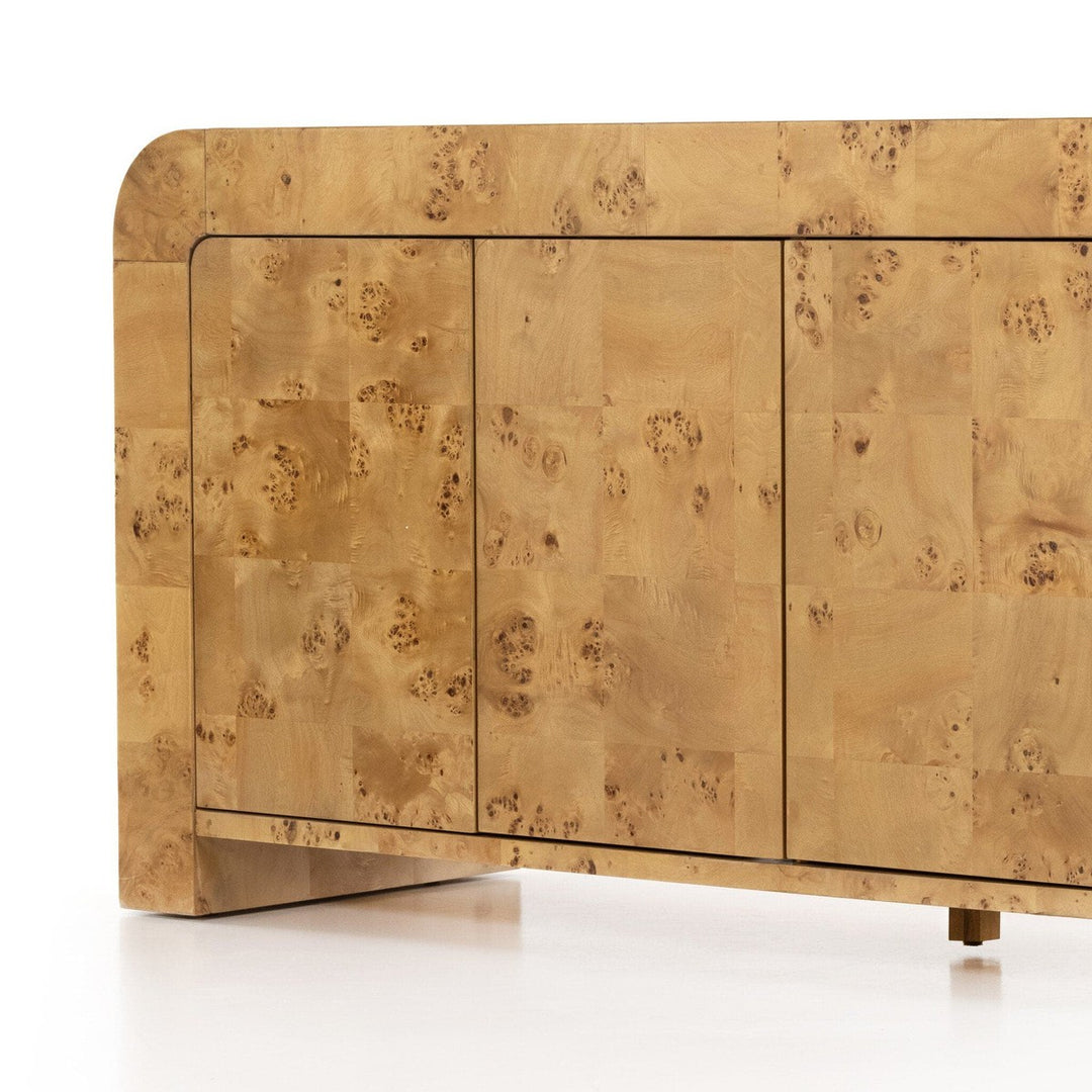 Jared Media Console - Natural Poplar Burl