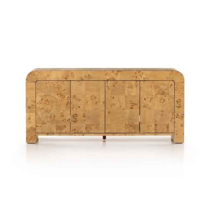 Jared Media Console - Natural Poplar Burl