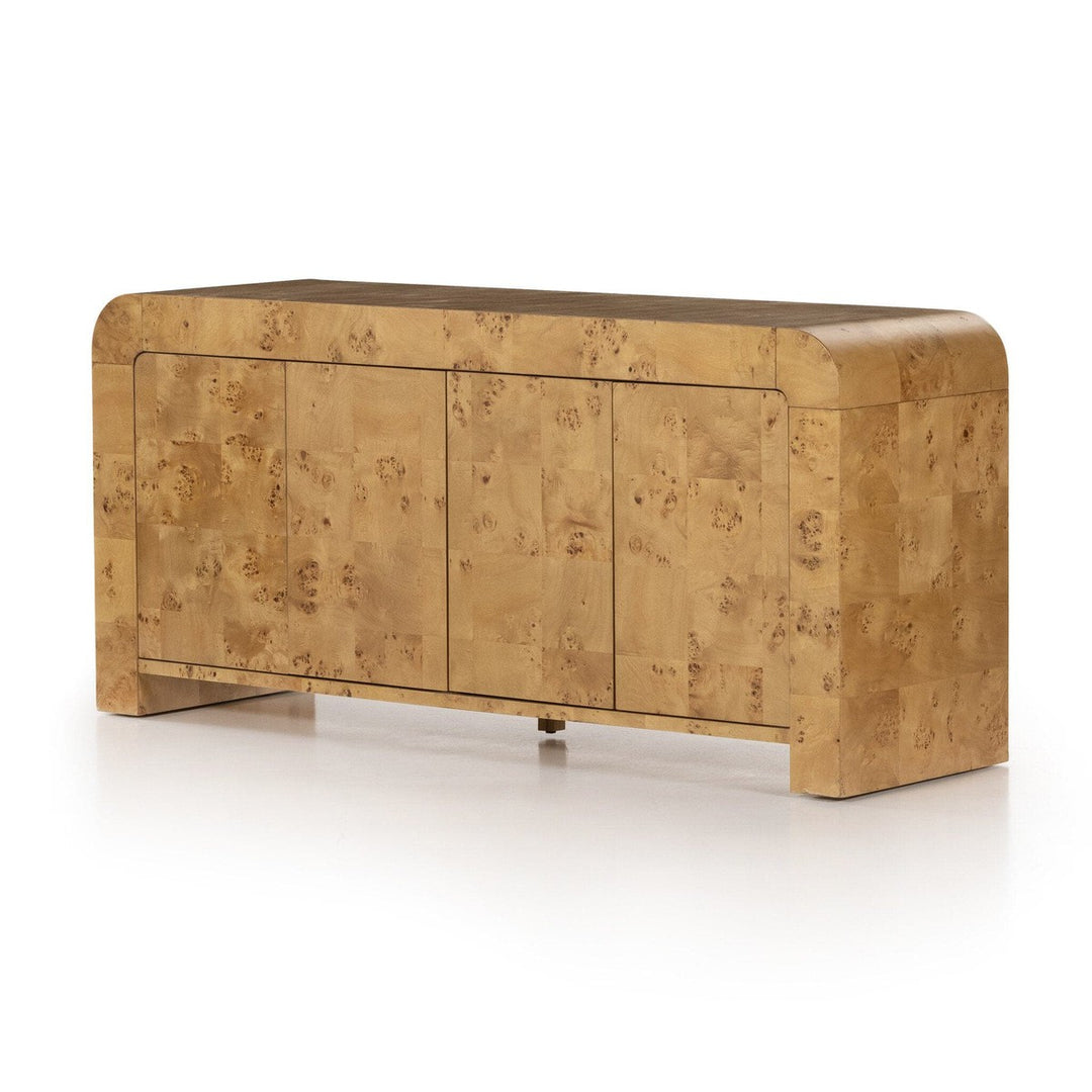 Jared Media Console - Natural Poplar Burl