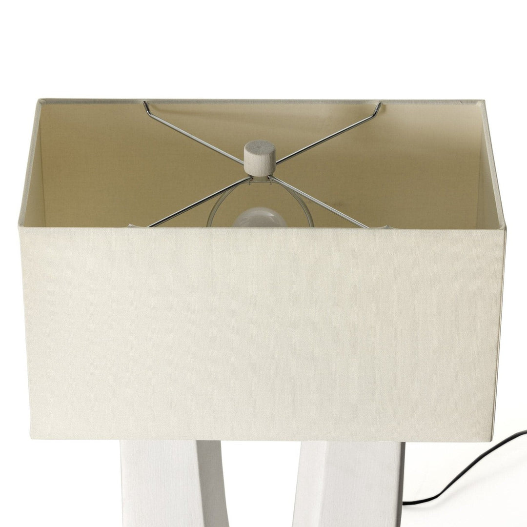 Curtis Table Lamp - Matte White Porcelain Ceramic