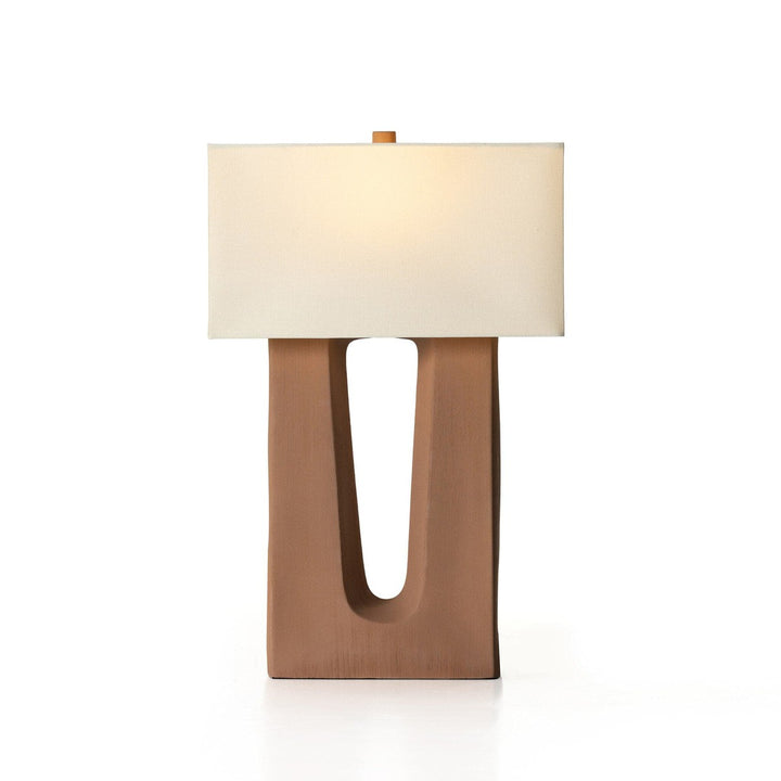 Curtis Table Lamp - Terracotta Porcelain Ceramic