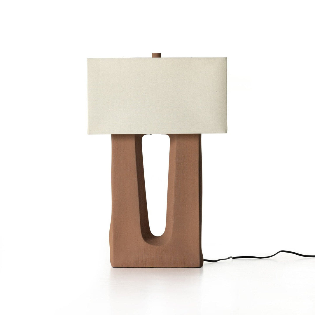 Curtis Table Lamp - Terracotta Porcelain Ceramic