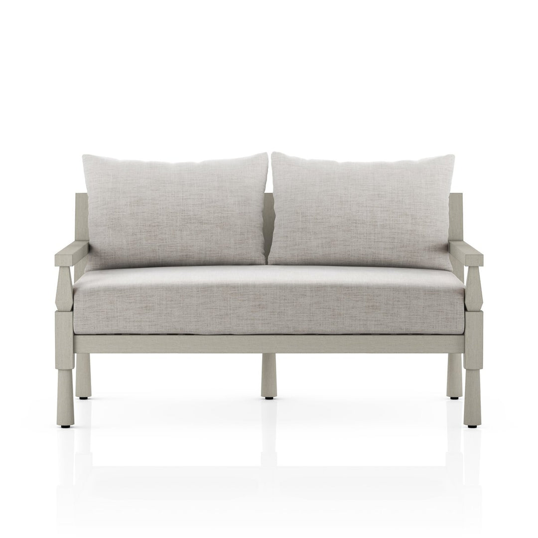 Warner Outdoor Sofa - Stone Grey - Weathered Grey - 56"