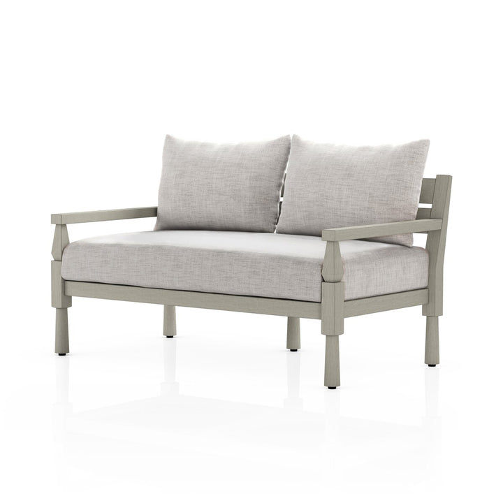 Warner Outdoor Sofa - Stone Grey - Weathered Grey - 56"