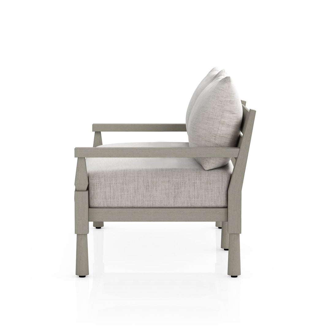 Warner Outdoor Sofa - Stone Grey - Weathered Grey - 56"