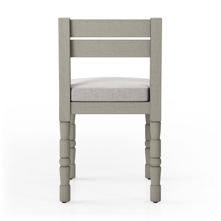 Warner Outdoor Dining Chair - Stone Grey - Weathered Grey