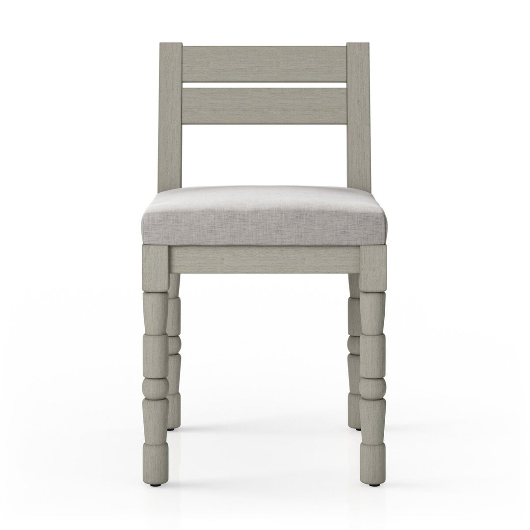 Warner Outdoor Dining Chair - Stone Grey - Weathered Grey