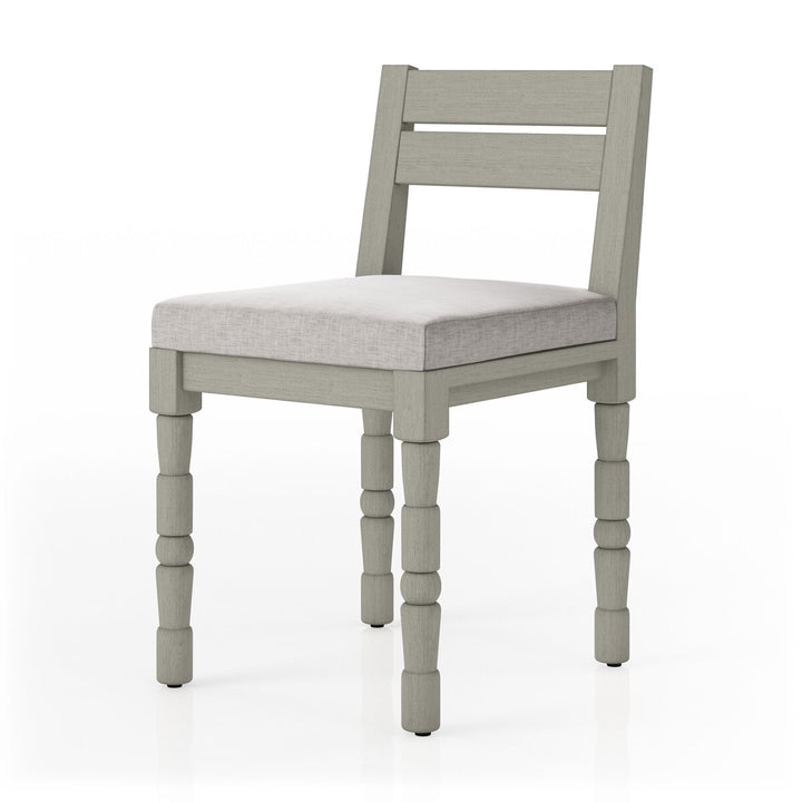 Warner Outdoor Dining Chair - Stone Grey - Weathered Grey