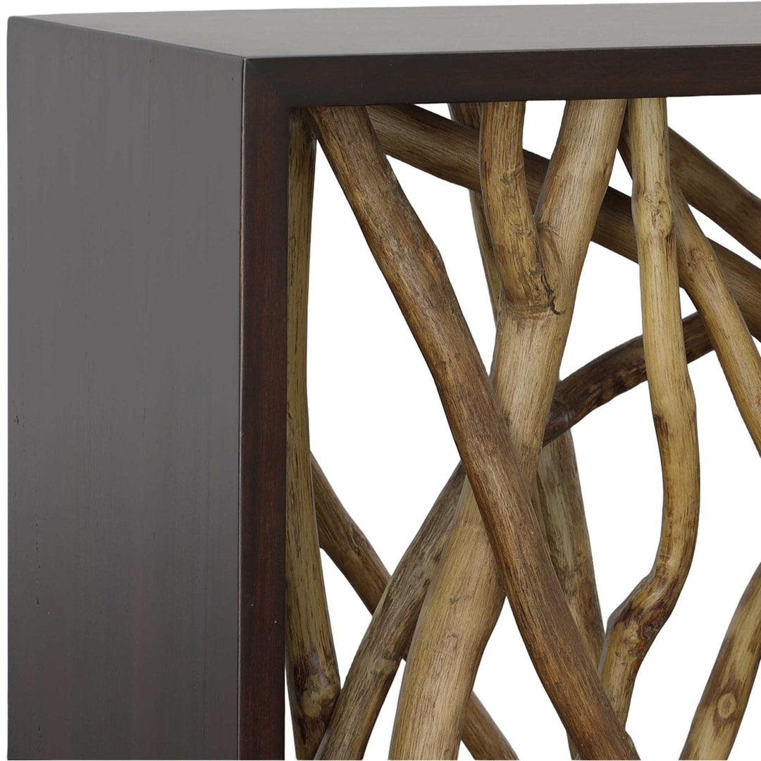 Teak Maze Console Table-Uttermost-UTTM-22901-Console Tables-5-France and Son