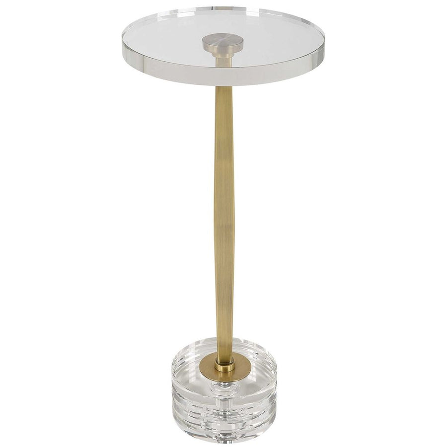 Groove Crystal Drink Table-Uttermost-UTTM-22908-Side Tables-1-France and Son