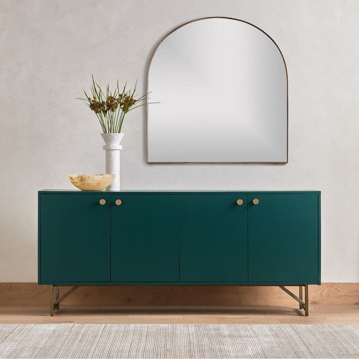 Georgina Wide Mirror - Polished Brass