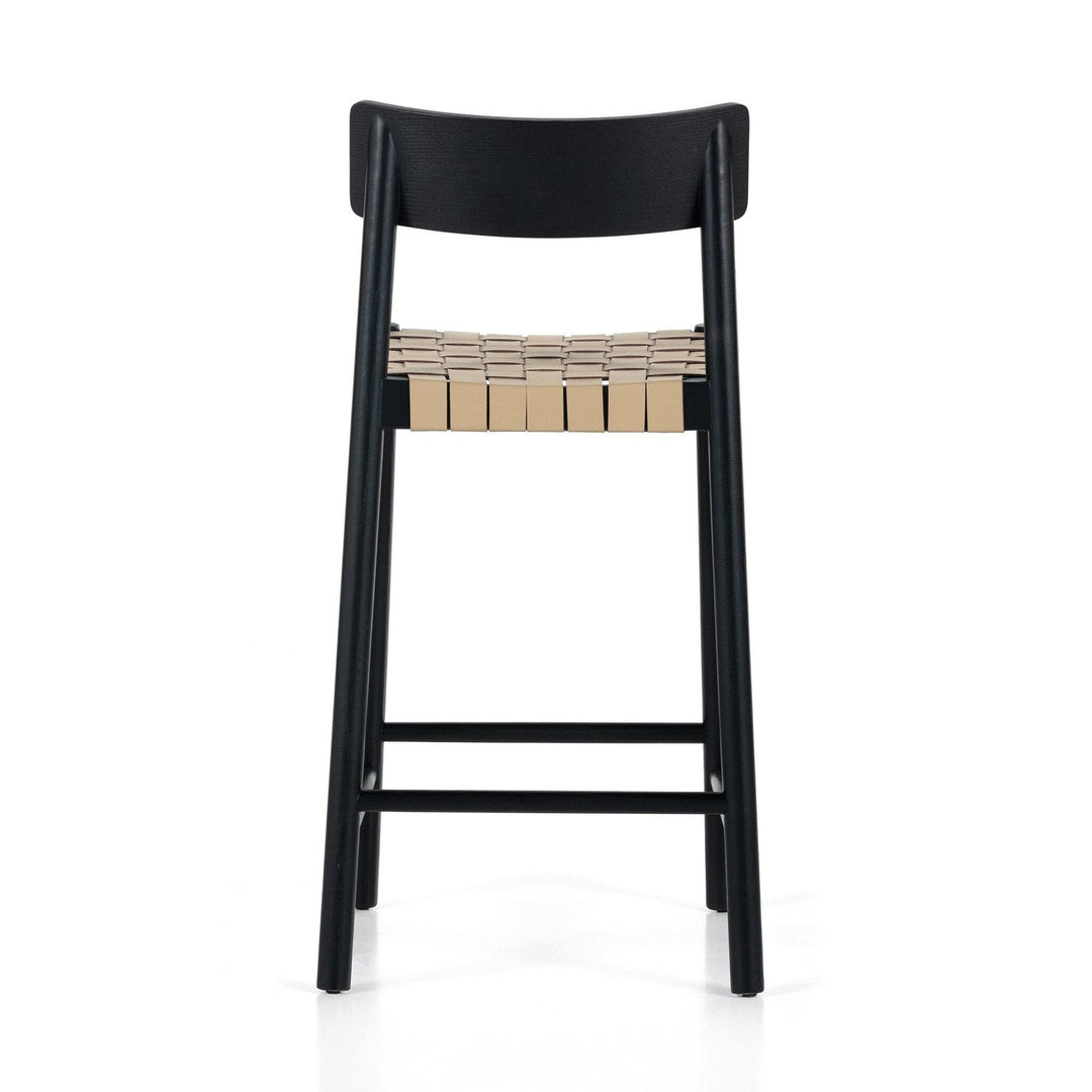 Harley Counter Stool - Almond Leather Blend