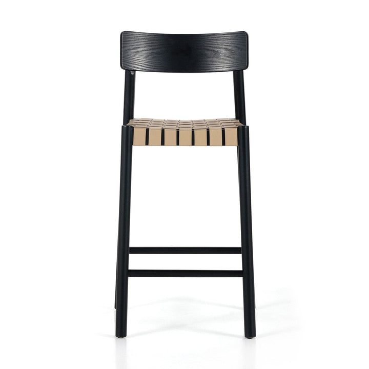 Harley Counter Stool - Almond Leather Blend