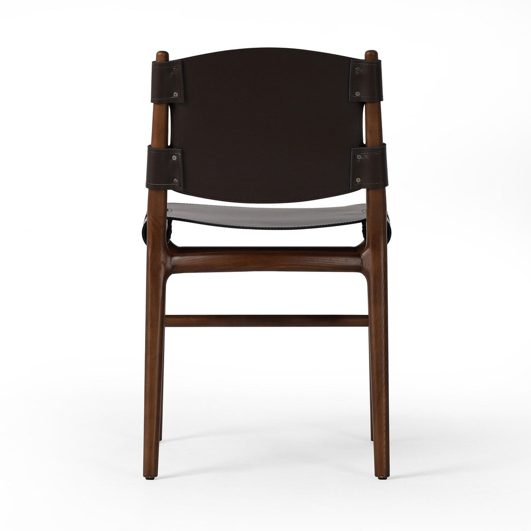 June Dining Chair - Espresso Leather Blend