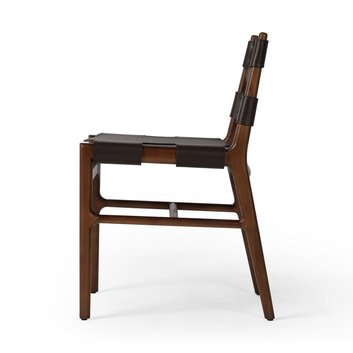 June Dining Chair - Espresso Leather Blend