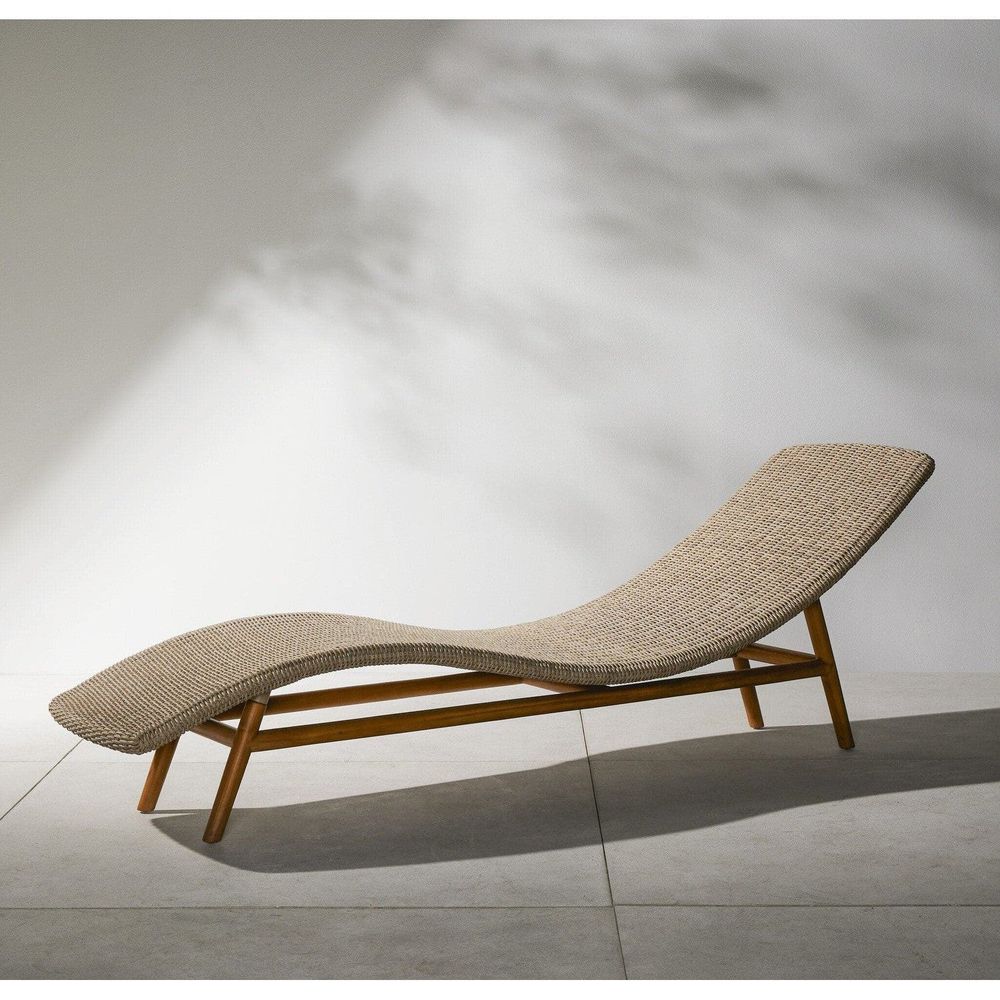 Outdoor Chaise & Sun Loungers Radcliffe Outdoor Chaise - Vintage White