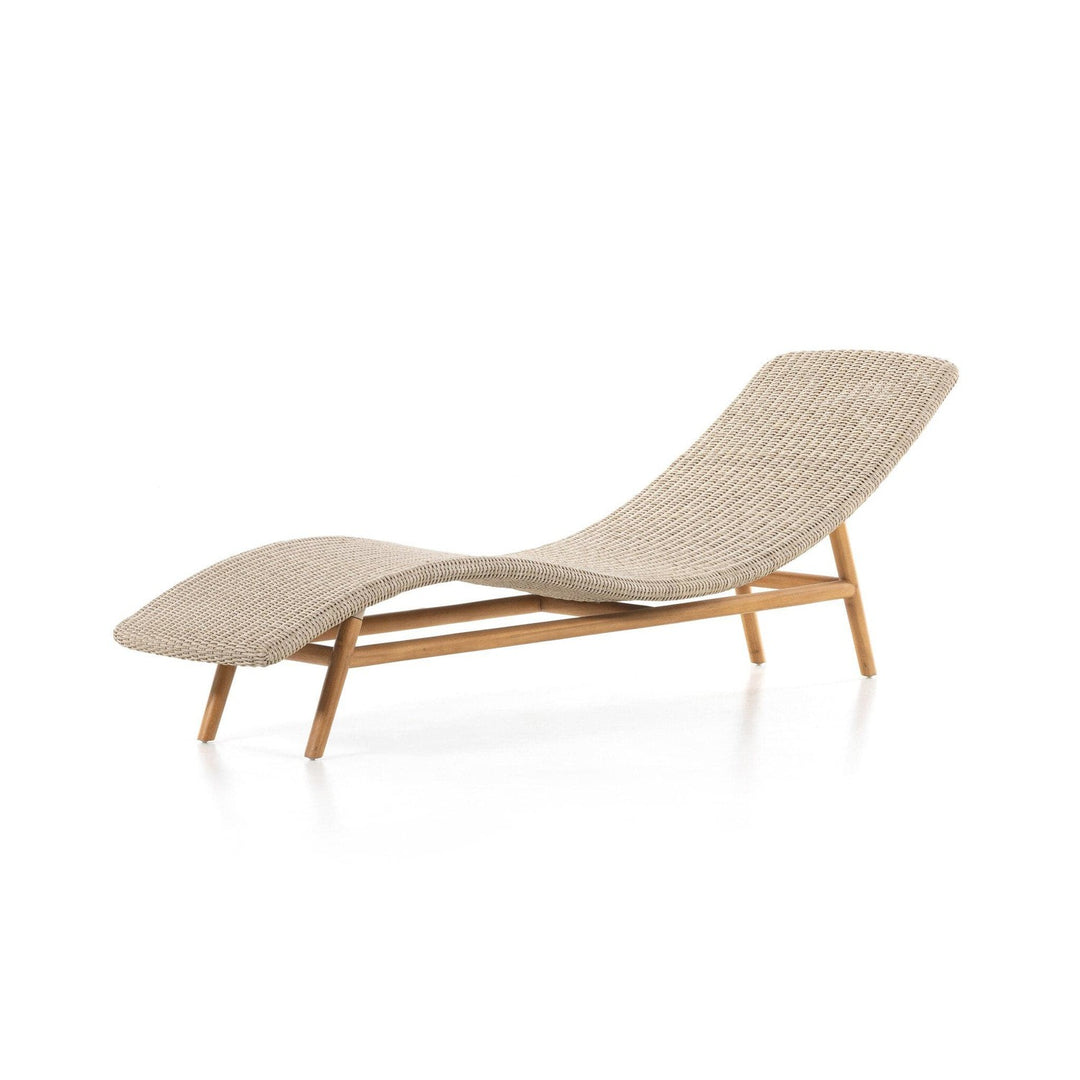 Piper Outdoor Chaise - Vintage White