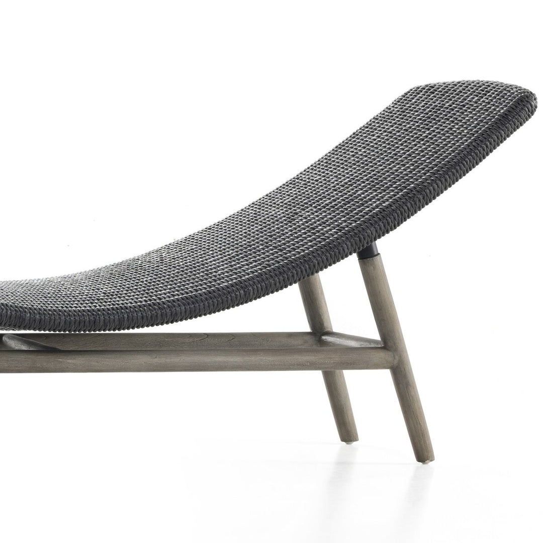 Nadia Outdoor Chaise - Vintage Coal