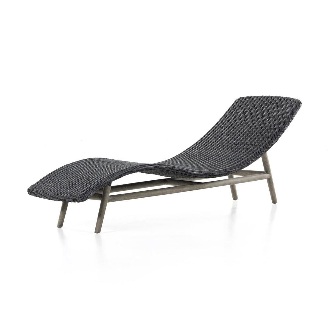 Nadia Outdoor Chaise - Vintage Coal