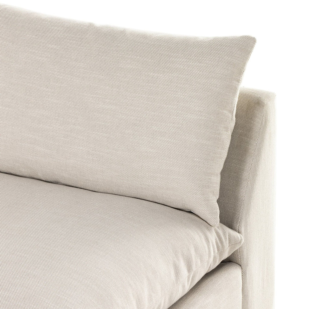 Emerson Armless Sofa - Ashby Oatmeal