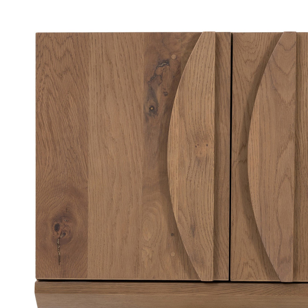 Parker Media Console - Dusted Oak