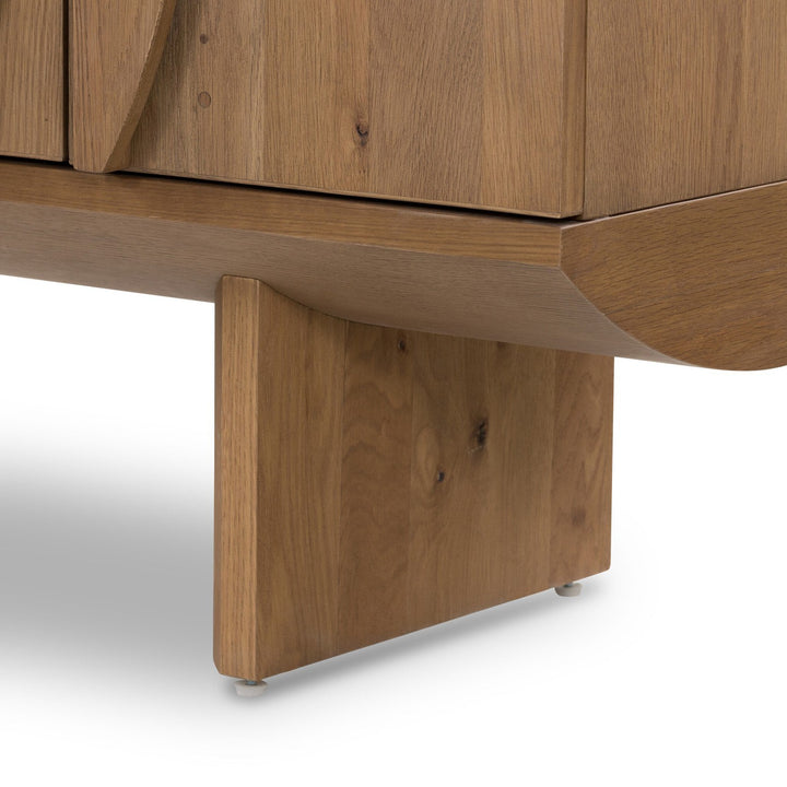 Parker Media Console - Dusted Oak