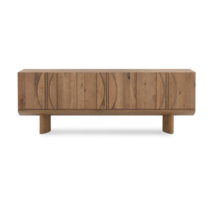 Parker Media Console - Dusted Oak