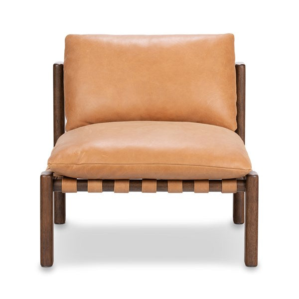 Shelton Chair - Palermo Cognac-Four Hands-FH-229354-006-Lounge Chairs-3-France and Son