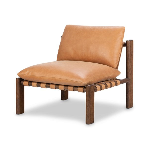 Shelton Chair - Palermo Cognac-Four Hands-FH-229354-006-Lounge Chairs-1-France and Son