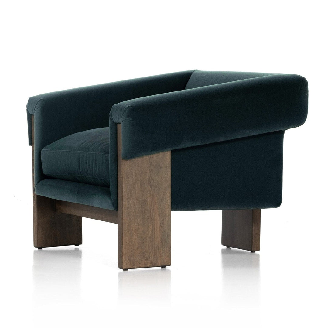 Athens Chair - Modern Velvet Smoke