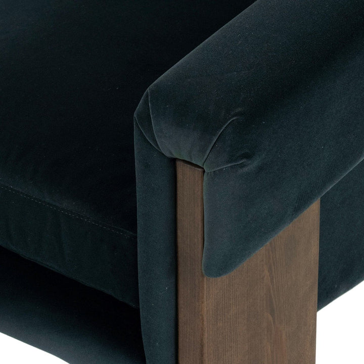 Athens Chair - Modern Velvet Smoke