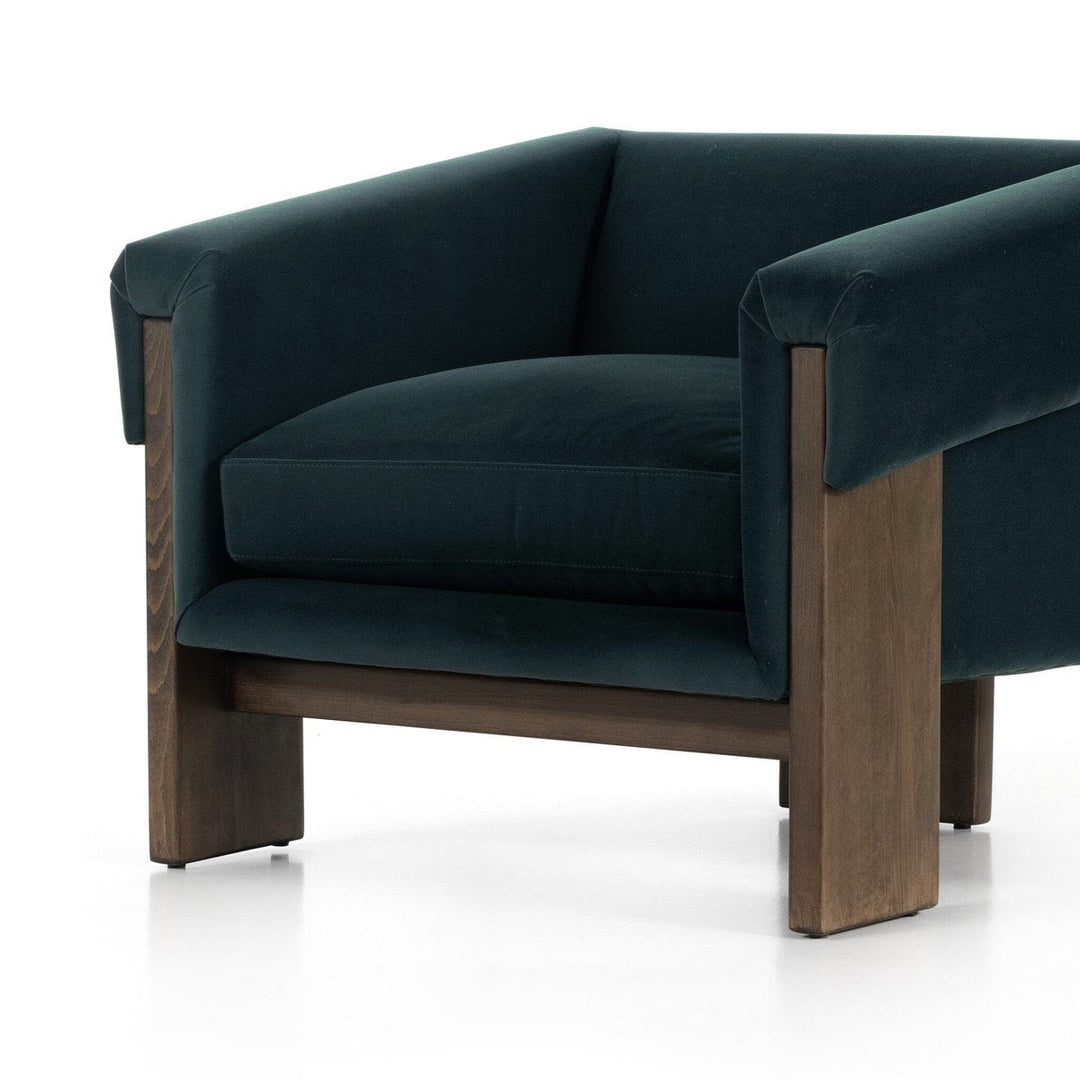 Athens Chair - Modern Velvet Smoke