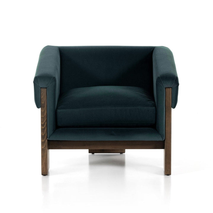 Athens Chair - Modern Velvet Smoke