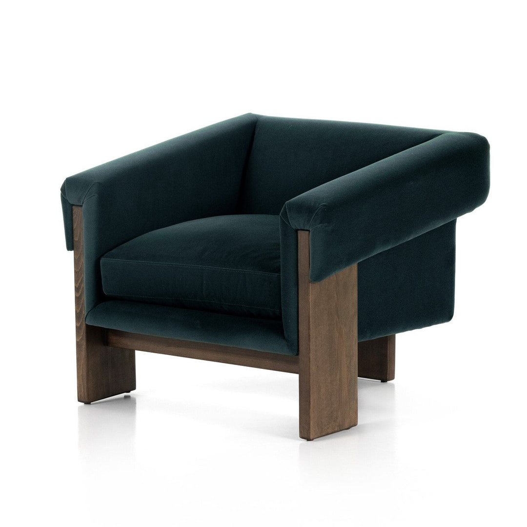 Athens Chair - Modern Velvet Smoke