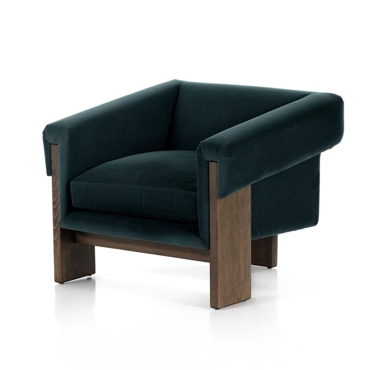 Athens Chair - Modern Velvet Smoke