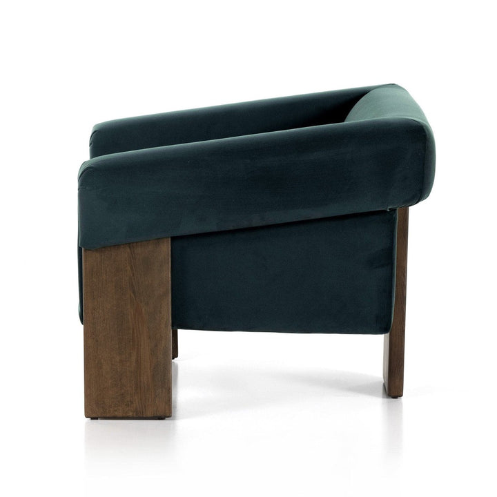 Athens Chair - Modern Velvet Smoke